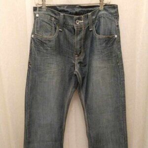 Levis mens slim straight blue jeans 514  32x32 good pre-owned